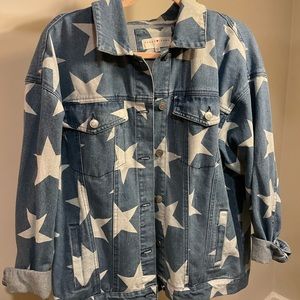 Boutique denim star jacket